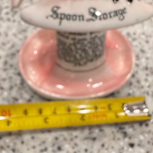 Vintage 1950's Enesco Spoon‎ Storage Holder Prayer lady Kitchen Ceramic EUC - Picture 10 of 14